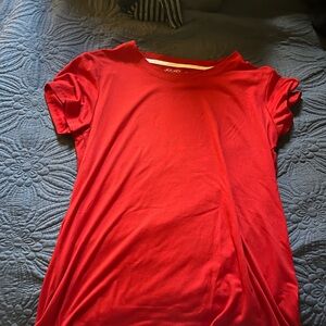 Jockey Women's Bright Red Short Sleeve Tee